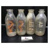AE & Flynn Dairy Bottles