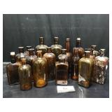Brown Glass Bottle Collection