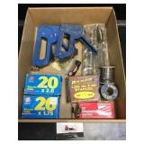 Stapler, staples and Misc