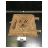 Burning Stove Door