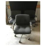 Three Rolling Chairs