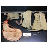 Military Boot Braces, Canteen & Bag