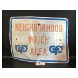 Neighborhood Watch Area Sign