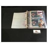 Twins Baseball Cards & Binder