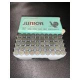 .22 Junior Long Rifle Rim Fire Cartridges