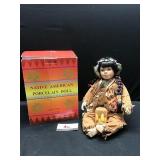 Native American Porcelain Doll