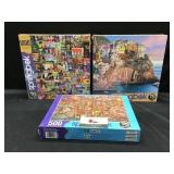 1000 Piece Puzzles & 500 Piece Puzzle