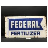 Federal Fertilizer Metal Sign