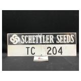 Schettler Seeds Sign