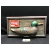 Coca-Cola Mallard Duck Advertiser Plastic