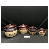 Western Stoneware Canisters