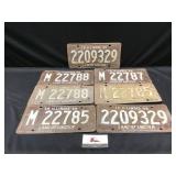 Vintage License Plates
