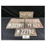 Vintage License Plates