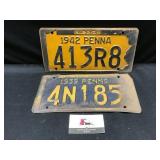 Vintage License Plates