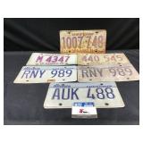 Vintage License Plates