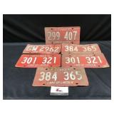 Vintage License Plates