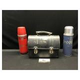 Vintage Lunch Box w/Insulated Container & Thermos