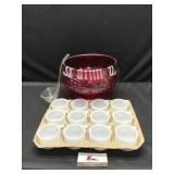 Punch Bowl & Cups
