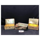 Three Tin Boxes