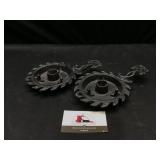 Cast Iron Candle Stick Holders
