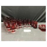 Red Glassware