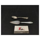 Greenfield IA Sterling Silver Spoon & Knife