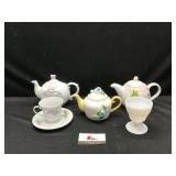 Teapots & Misc Glassware