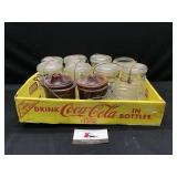 Coca-Cola Crate & Misc Jars