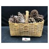 Basket of Pinecones