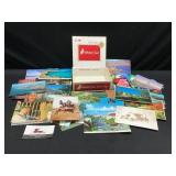 Vintage Post Cards & Cigar Box