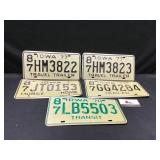 Vintage License Plates