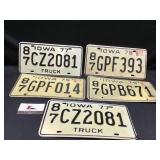 Vintage License Plates