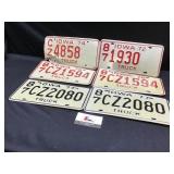 Vintage License Plates