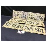 Vintage License Plates