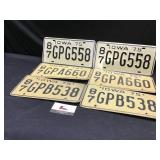 Vintage License Plates