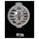 Mustang Clock with sounds