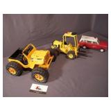 Tonka Dune Buggy Jeep, Forklift, Fire Chief