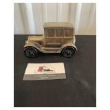 Plaza State Bank coin bank car