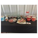 Coca-Cola glasses and miscellaneous
