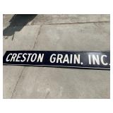 Creston Grain, INC Metal Sign