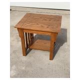 Wooden end table