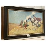 The Smoke Signal by Frederic Remington