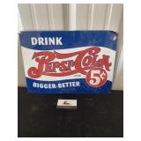 Tin Pepsi sign