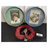 Ladies Home Journal trays and vintage decor