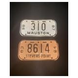 Bicycle license plates