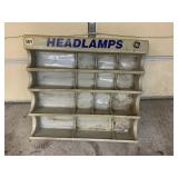 Napa Headlamps display- plastic