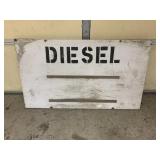 Wooden Diesel sign