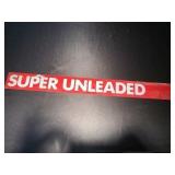 Plastic gas pump label