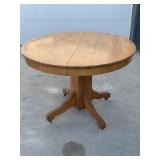 Wooden dining room table