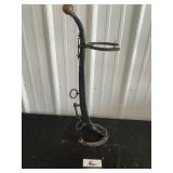 Homemade primitive umbrella stand